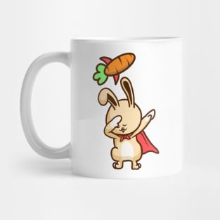 Rabbit Dabbing Rocket Carrot Mug